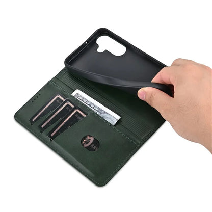 AZNS For Samsung Galaxy A25 5G (Global) (161.0 x 76.5 x 8.3mm) PU Leather Case Phone Wallet Cover