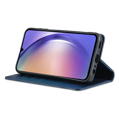 AZNS For Samsung Galaxy A25 5G (Global) (161.0 x 76.5 x 8.3mm) PU Leather Case Phone Wallet Cover