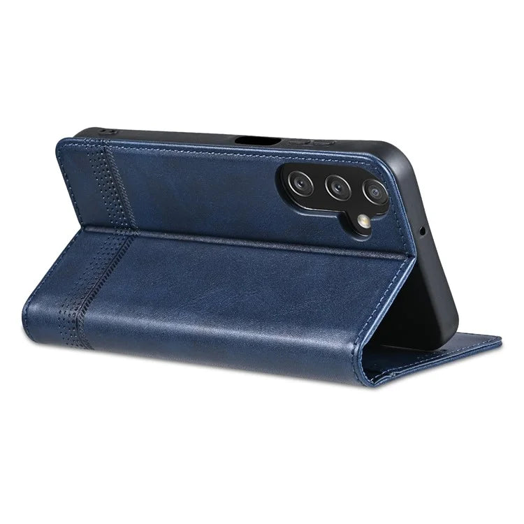 AZNS For Samsung Galaxy A25 5G (Global) (161.0 x 76.5 x 8.3mm) PU Leather Case Phone Wallet Cover