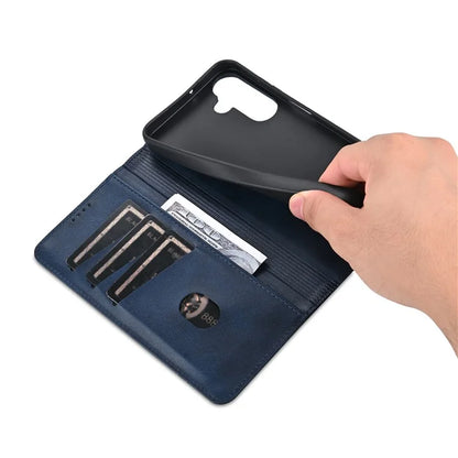 AZNS For Samsung Galaxy A25 5G (Global) (161.0 x 76.5 x 8.3mm) PU Leather Case Phone Wallet Cover