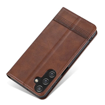 AZNS For Samsung Galaxy A25 5G (Global) (161.0 x 76.5 x 8.3mm) PU Leather Case Phone Wallet Cover