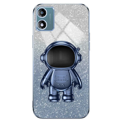 For Motorola Moto E13 4G Kickstand Case Electroplating Glitter Phone Cover