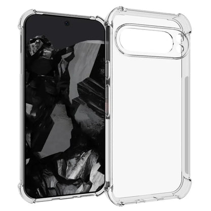 For Google Pixel 9 Pro TPU Case Transparent Phone Cover Drop Proteciton