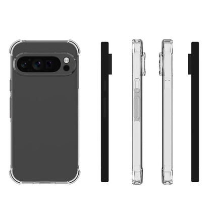 For Google Pixel 9 Pro TPU Case Transparent Phone Cover Drop Proteciton