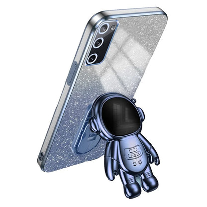 For Samsung Galaxy S20 FE 2022 / S20 Lite / S20 FE 5G / S20 FE Astronaut Kickstand Phone Case PC+TPU Cover