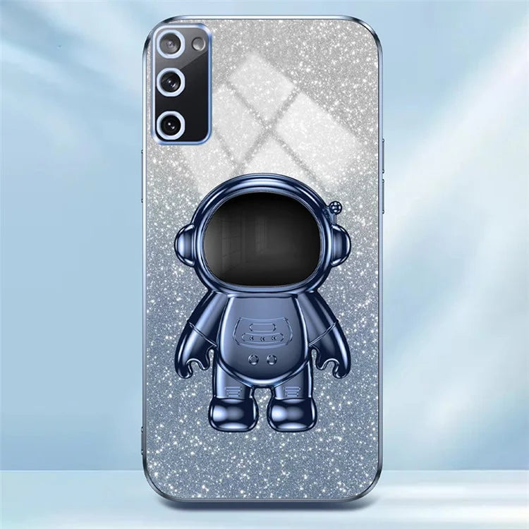 For Samsung Galaxy S20 FE 2022 / S20 Lite / S20 FE 5G / S20 FE Astronaut Kickstand Phone Case PC+TPU Cover
