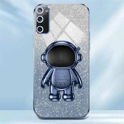 For Samsung Galaxy S20 FE 2022 / S20 Lite / S20 FE 5G / S20 FE Astronaut Kickstand Phone Case PC+TPU Cover