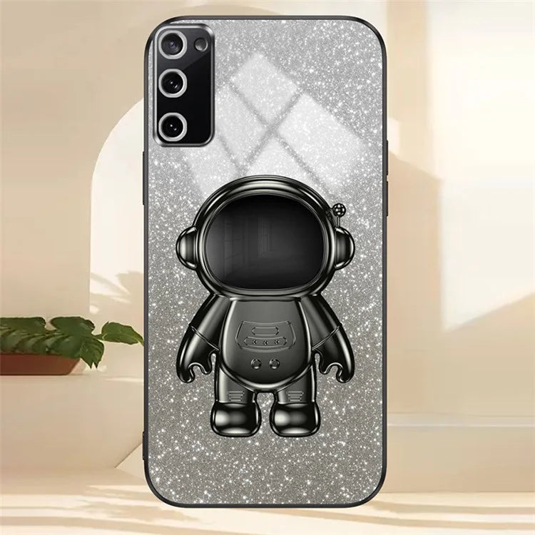 For Samsung Galaxy S20 FE 2022 / S20 Lite / S20 FE 5G / S20 FE Astronaut Kickstand Phone Case PC+TPU Cover