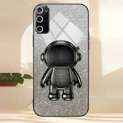 For Samsung Galaxy S20 FE 2022 / S20 Lite / S20 FE 5G / S20 FE Astronaut Kickstand Phone Case PC+TPU Cover