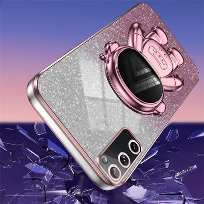 For Samsung Galaxy S20 FE 2022 / S20 Lite / S20 FE 5G / S20 FE Astronaut Kickstand Phone Case PC+TPU Cover