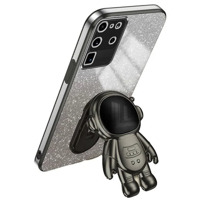 For Samsung Galaxy S20 Ultra Case Precise Cutout Astronaut Kickstand Dustproof PC+TPU Phone Cover