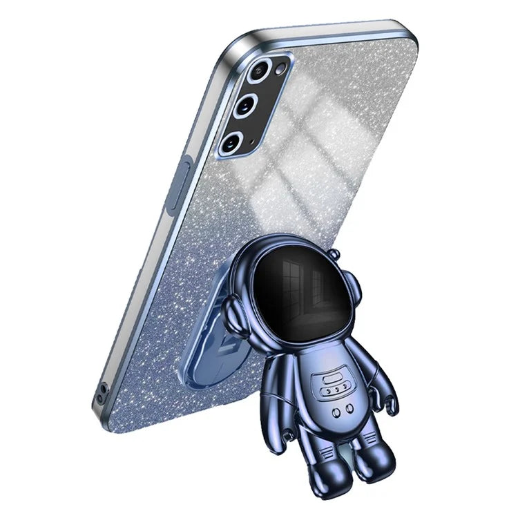 For Samsung Galaxy S20 4G / 5G Stable Kickstand Phone Case PC+TPU Cell Phone Cover