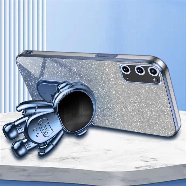 For Samsung Galaxy S20 4G / 5G Stable Kickstand Phone Case PC+TPU Cell Phone Cover
