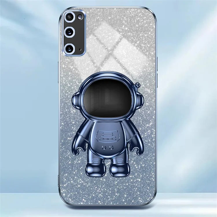 For Samsung Galaxy S20 4G / 5G Stable Kickstand Phone Case PC+TPU Cell Phone Cover