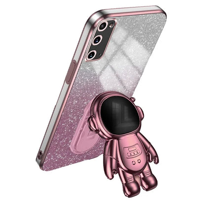 For Samsung Galaxy S20 4G / 5G Stable Kickstand Phone Case PC+TPU Cell Phone Cover