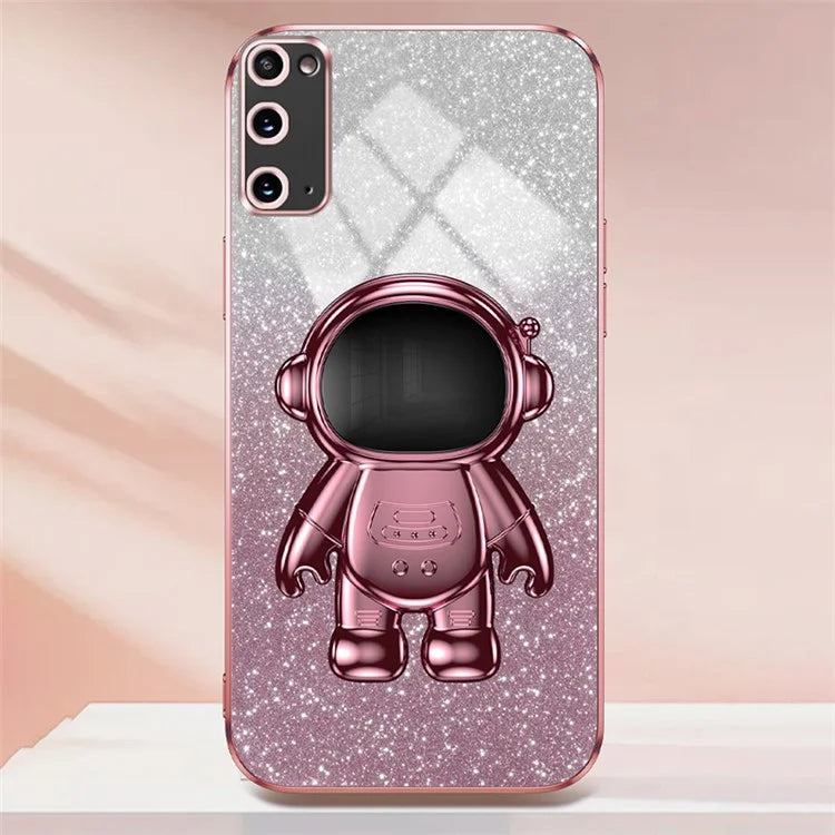 For Samsung Galaxy S20 4G / 5G Stable Kickstand Phone Case PC+TPU Cell Phone Cover