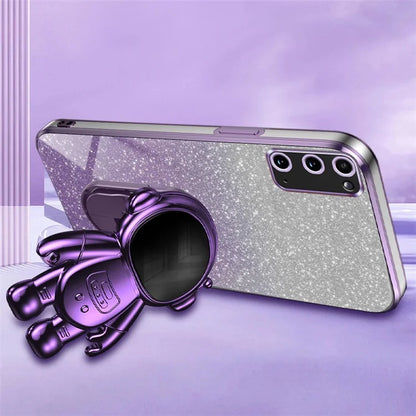 For Samsung Galaxy S20 4G / 5G Stable Kickstand Phone Case PC+TPU Cell Phone Cover