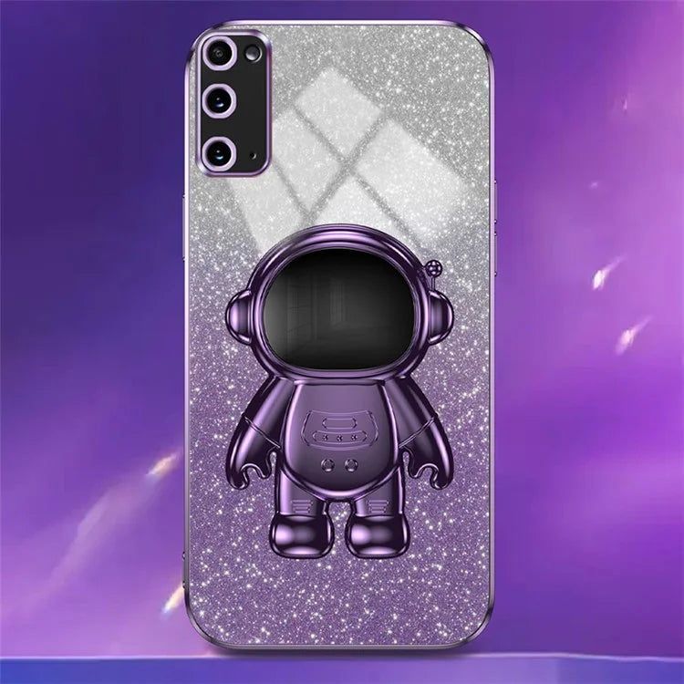 For Samsung Galaxy S20 4G / 5G Stable Kickstand Phone Case PC+TPU Cell Phone Cover