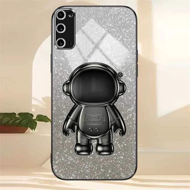 For Samsung Galaxy S20 4G / 5G Stable Kickstand Phone Case PC+TPU Cell Phone Cover