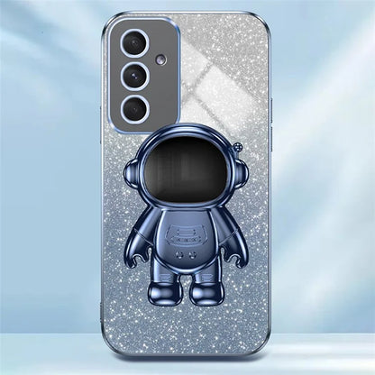 For Samsung Galaxy A54 5G Astronaut Kickstand Phone Case PC+TPU Anti-scratch Phone Cover