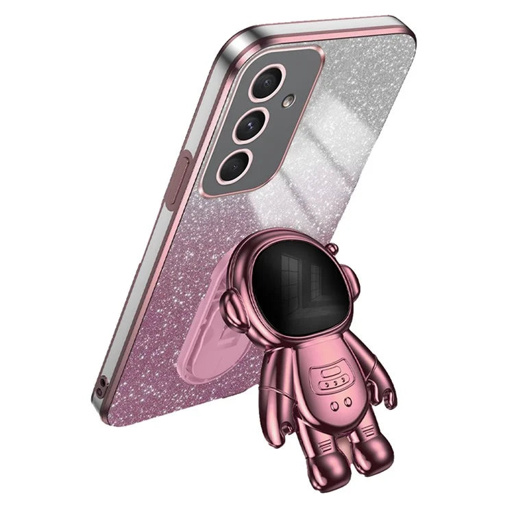 For Samsung Galaxy A54 5G Astronaut Kickstand Phone Case PC+TPU Anti-scratch Phone Cover
