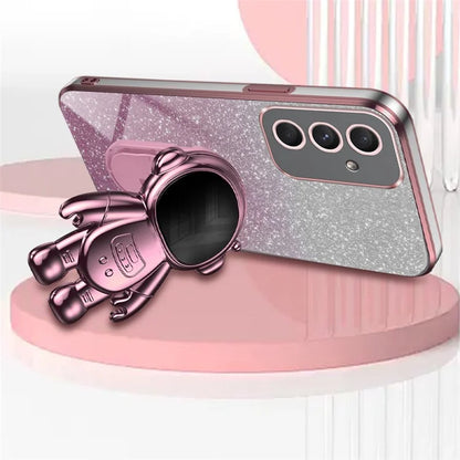 For Samsung Galaxy A54 5G Astronaut Kickstand Phone Case PC+TPU Anti-scratch Phone Cover