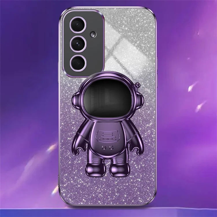For Samsung Galaxy A54 5G Astronaut Kickstand Phone Case PC+TPU Anti-scratch Phone Cover