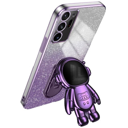 For Samsung Galaxy Note20 Ultra 5G / Note20 Ultra Astronaut Kickstand Phone Case PC+TPU Cell Phone Cover