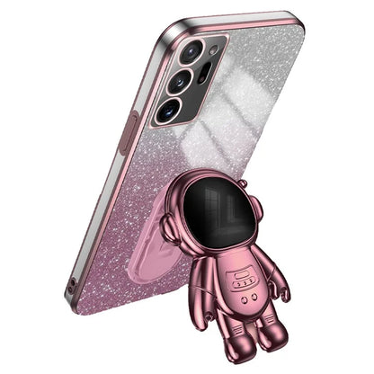For Samsung Galaxy Note20 Ultra 5G / Note20 Ultra Astronaut Kickstand Phone Case PC+TPU Cell Phone Cover