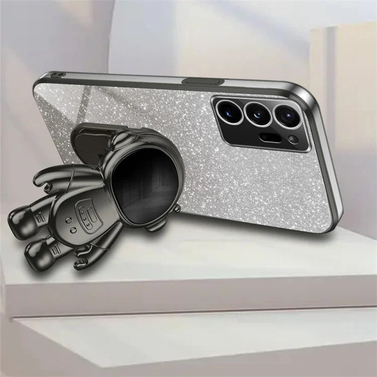 For Samsung Galaxy Note20 Ultra 5G / Note20 Ultra Astronaut Kickstand Phone Case PC+TPU Cell Phone Cover