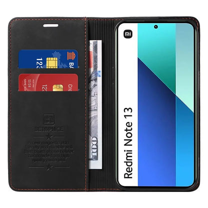 BETOPNICE 003 For Xiaomi Redmi Note 13 4G Case Card Slots RFID Blocking Phone Cover