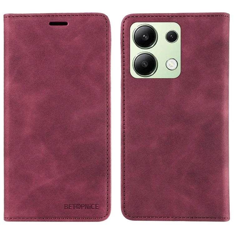 BETOPNICE 003 For Xiaomi Redmi Note 13 4G Case Card Slots RFID Blocking Phone Cover