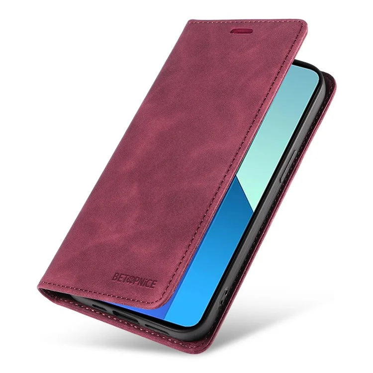 BETOPNICE 003 For Xiaomi Redmi Note 13 4G Case Card Slots RFID Blocking Phone Cover