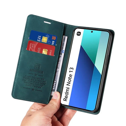 BETOPNICE 003 For Xiaomi Redmi Note 13 4G Case Card Slots RFID Blocking Phone Cover