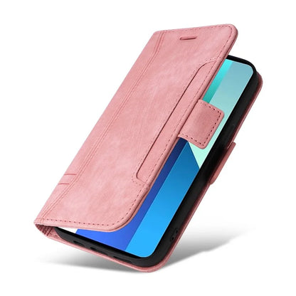 BETOPNICE 001 for Xiaomi Redmi Note 13 4G Case Imprinted Leather Phone Wallet Cover