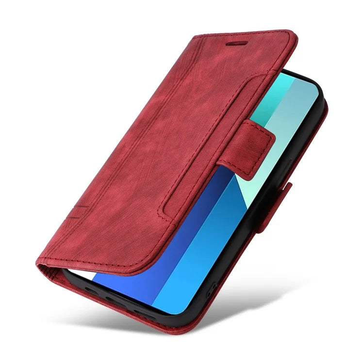 BETOPNICE 001 for Xiaomi Redmi Note 13 4G Case Imprinted Leather Phone Wallet Cover