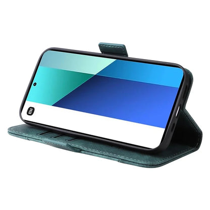 BETOPNICE 001 for Xiaomi Redmi Note 13 4G Case Imprinted Leather Phone Wallet Cover