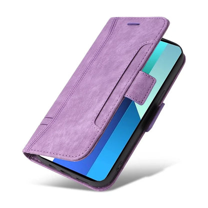 BETOPNICE 001 for Xiaomi Redmi Note 13 4G Case Imprinted Leather Phone Wallet Cover