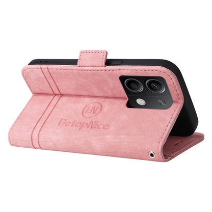 BETOPNICE 001 for Xiaomi Redmi Note 13 5G / Redmi Note 13 5G (China) Case Imprint Leather Cover