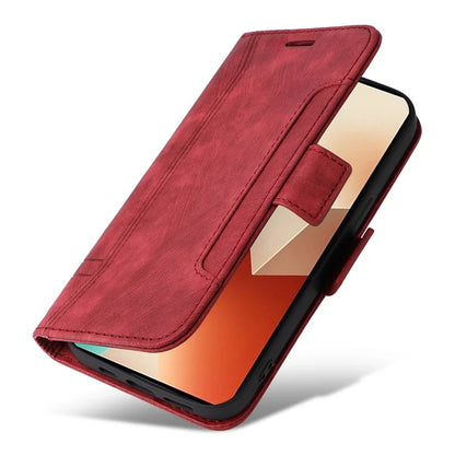 BETOPNICE 001 for Xiaomi Redmi Note 13 5G / Redmi Note 13 5G (China) Case Imprint Leather Cover