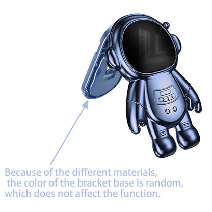 For Samsung Galaxy A02s (166.5x75.9x9.2mm) Cell Phone Case Astronaut Kickstand Anti-shock Cover