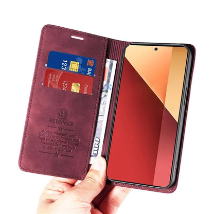 BETOPNICE 003 For Xiaomi Redmi Note 13 Pro 4G / Poco M6 Pro 4G Phone Cover Leather RFID Blocking Case