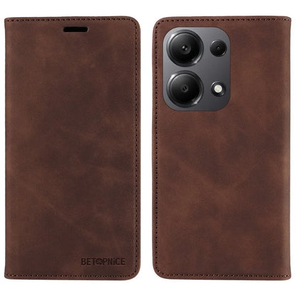 BETOPNICE 003 For Xiaomi Redmi Note 13 Pro 4G / Poco M6 Pro 4G Phone Cover Leather RFID Blocking Case