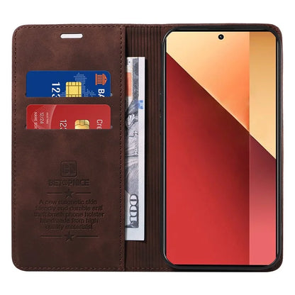 BETOPNICE 003 For Xiaomi Redmi Note 13 Pro 4G / Poco M6 Pro 4G Phone Cover Leather RFID Blocking Case
