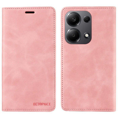BETOPNICE 003 For Xiaomi Redmi Note 13 Pro 4G / Poco M6 Pro 4G Phone Cover Leather RFID Blocking Case