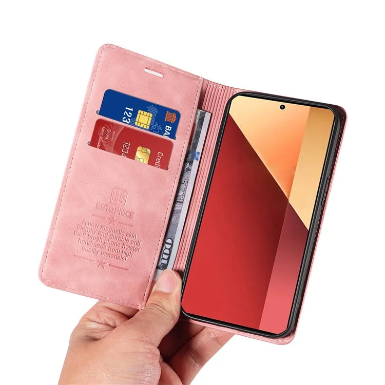 BETOPNICE 003 For Xiaomi Redmi Note 13 Pro 4G / Poco M6 Pro 4G Phone Cover Leather RFID Blocking Case