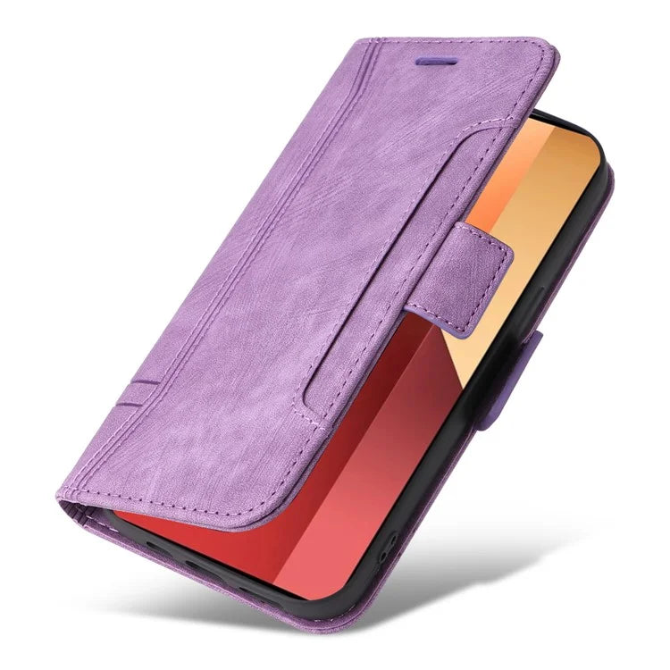 BETOPNICE 001 for Xiaomi Redmi Note 13 Pro 4G / Poco M6 Pro 4G Case with Hand Strap Leather Wallet Cover