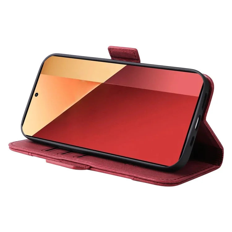 BETOPNICE 001 for Xiaomi Redmi Note 13 Pro 4G / Poco M6 Pro 4G Case with Hand Strap Leather Wallet Cover