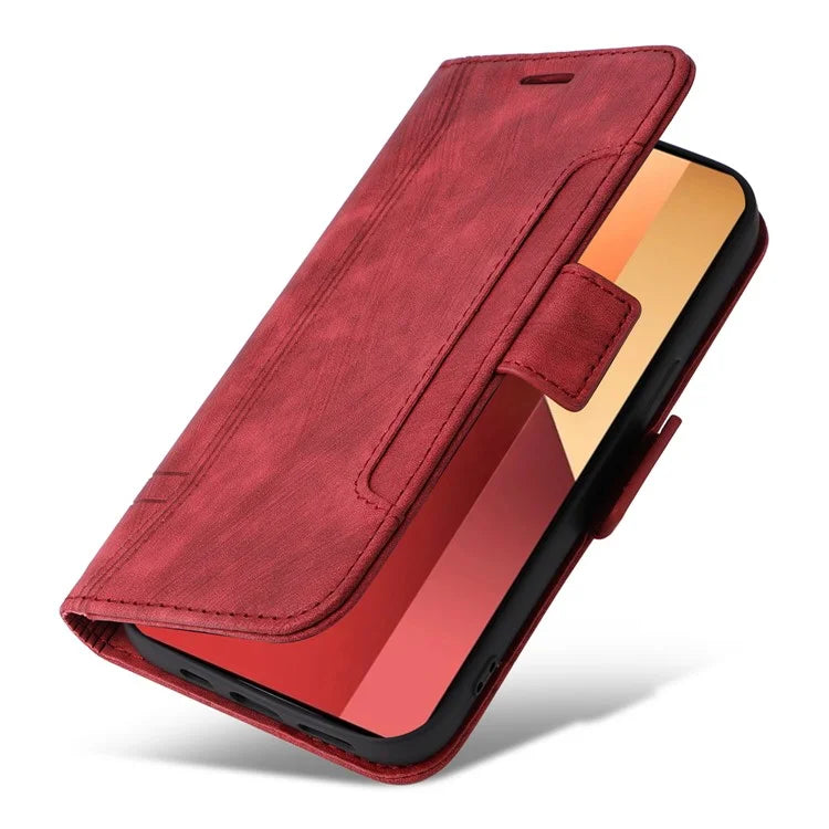 BETOPNICE 001 for Xiaomi Redmi Note 13 Pro 4G / Poco M6 Pro 4G Case with Hand Strap Leather Wallet Cover