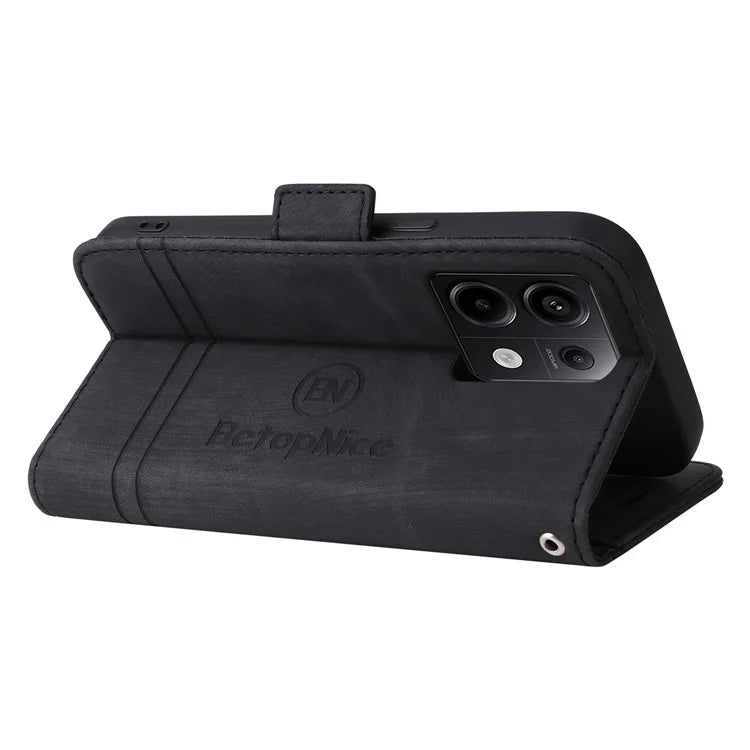 BETOPNICE 001 for Xiaomi Redmi Note 13 Pro 5G / Poco X6 5G Case Leather Wallet Smart Phone Cover